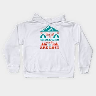 Camper Mountains Kids Hoodie